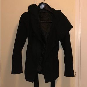 Button blazer coat